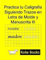 Practica tu Caligrafía Siguiendo Trazos en Letra de Molde y Manuscrita III