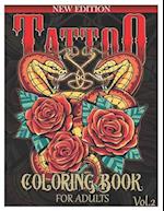 Tattoo Coloring Book for Adults