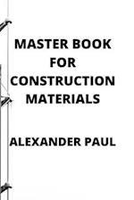 MASTER BOOK FOR CONSTRUCTION MATERIALS 