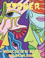 Stoner Mosaic Color By Number Coloring Book