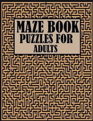 Maze Book Puzzles For Adults