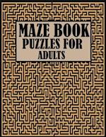 Maze Book Puzzles For Adults