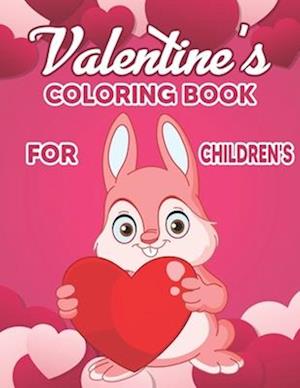 Valentine's Coloring Book for Children's