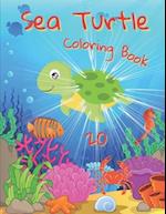 Sea Turtle Coloring Book: For Kids and Adults with Fun, Easy, and Stress-relief, Coloring Book For Grown-ups 