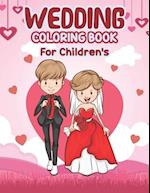 Wedding Coloring Book for Children's