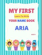 My First Learn-To-Write Your Name Book