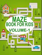Maze Book For Kids, Volume-1