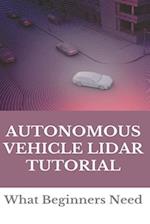 Autonomous Vehicle Lidar Tutorial