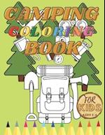 Camping Coloring Book For Toddler