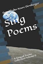 Sing Poems: A Song of Poems Collection Volume II 