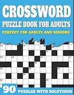 Crossword Puzzle Book For Adults: Large Print Crossword Puzzles For Adult Parents And Senior Grandparents With Solutions To Enjoy Holiday 