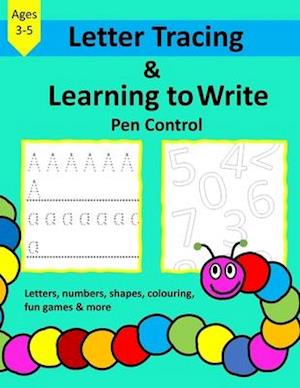 Letter Tracing & Learning to Write Pen control: my first writing, letters, numbers, shapes, colouring and fun games