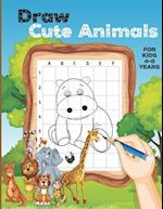 Draw Cute Animals For Kids 4-8 Years