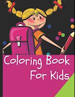 Coloring Book For Kids: For Girls & Boys Aged 6-12 