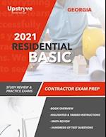 2021 Georgia Residential Basic Contractor Exam Prep: Study Review & Practice Exams 