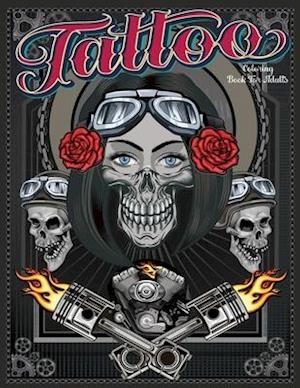 Tattoo Coloring Book For Adults