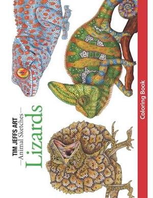 Lizards Coloring Book