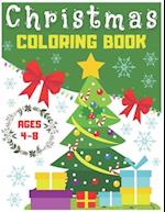 Christmas Coloring Book : Christmas Coloring Book For Kids Ages 4-8 