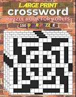 Large Print Crossword Puzzle Book Adults 150 Over Pyzzle: Large-Print Puzzles to Enjoy 