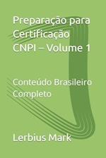 Preparação para Certificação CNPI - Volume 1
