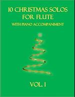 10 Christmas Solos For Flute with Piano Accompaniment