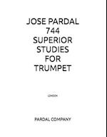 JOSE PARDAL 744 SUPERIOR STUDIES FOR TRUMPET : LONDON 