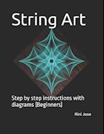 String Art: Step by step instructions with diagrams (Beginners) 