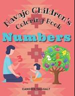 Navajo Children's Coloring Book: Numbers 