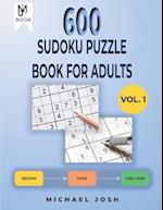 600 Sudoku Puzzle for Adult