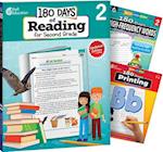 180 Days Reading, High-Frequency Words, & Printing Grade 2