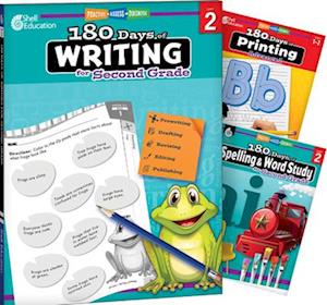 180 Days Writing, Spelling, & Printing Grade 2