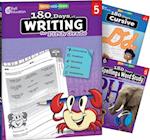 180 Days Writing, Spelling, & Cursive Grade 5