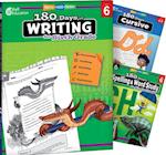 180 Days Writing, Spelling, & Cursive Grade 6