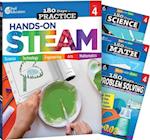 180 Days Steam, Science, Math, & Problem Solving Grade 4