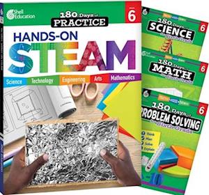 180 Days Steam, Science, Math, & Problem Solving Grade 6