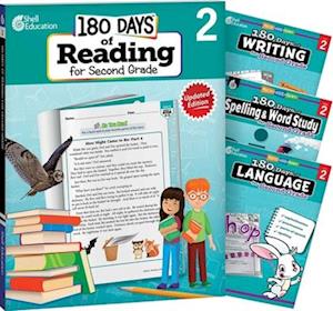 180 Days Reading 2nd Ed, Writing, Spelling, & Language Grade 2