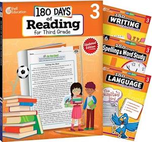 180 Days Reading 2nd Ed, Writing, Spelling, & Language Grade 3