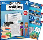 180 Days Reading 2nd Ed, Writing, Spelling, & Language Grade 4