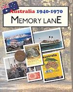 Australia 1940-1970 Memory Lane: large print picture book for dementia patients 