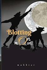 blotting on moon 