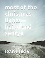 most of the christmas lights-haiku and senryu 