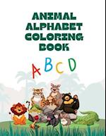 Animal Alphabet Coloring Book 