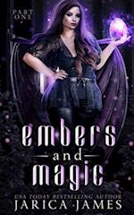 Embers and Magic: Part One: A Reverse Harem Paranormal Omegaverse Duet 