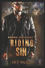 Riding Sin: Wounded Inked MC Series: Book 1 MM Romance 