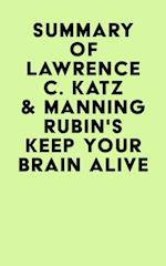 Summary of Lawrence C. Katz & Manning Rubin's Keep Your Brain Alive