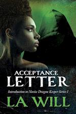 Acceptance Letter : Introduction to Novice Dragon Keeper Series I