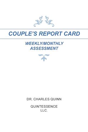 Couple's Report Card Weekly/Monthly Assessment