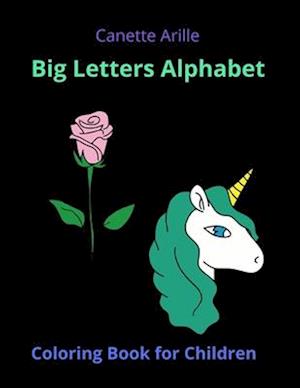 Big Letters Alphabet Coloring Book For Children