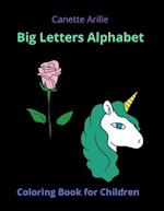 Big Letters Alphabet Coloring Book For Children 