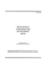 FM 100-13 BATTLEFIELD COORDINATION DETACHMENT (BCD) 